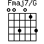 Fmaj7/G=003013_1