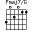 Fmaj7/G=302011_1