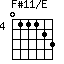 F#11/E=011123_4