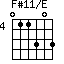 F#11/E=011303_4