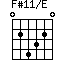 F#11/E=024320_1