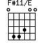 F#11/E=044300_1