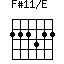 F#11/E=222322_1