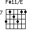 F#11/E=312311_7