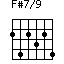F#7/9=242324_1