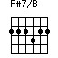 F#7/B=222322_1