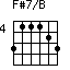 F#7/B=311123_4