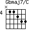 Gbmaj7/C=N11233_4
