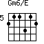 Gm6/E=211312_5