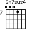 Gm7sus4=0001_7