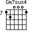 Gm7sus4=120001_7