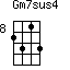 Gm7sus4=2313_8