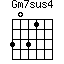 Gm7sus4=3031_1
