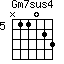 Gm7sus4=N11023_5
