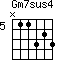 Gm7sus4=N11323_5