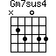 Gm7sus4=N23033_1