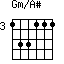Gm/A#=133111_3