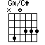 Gm/C#=N40333_1