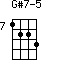 G#7-5=1223_7