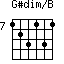 G#dim/B=123131_7