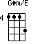 G#m/E=1113_4