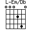Em/Db=000240_1