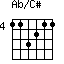 Ab/C#=113211_4
