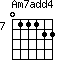 Am7add4=011122_7