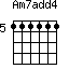 Am7add4=111111_5