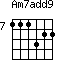 Am7add9=111322_7