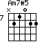 Am7#5=N21022_7