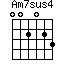 Am7sus4=002023_1