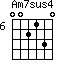 Am7sus4=002130_6