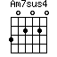 Am7sus4=302020_1
