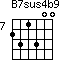 B7sus4b9=231300_7