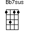 Bb7sus=1311_1