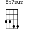 Bb7sus=3344_1