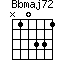 Bbmaj72=N10331_1