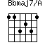 Bbmaj7/A=113231_1