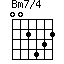 Bm7/4=002432_1