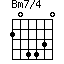 Bm7/4=204430_1