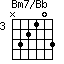 Bm7/Bb=N32103_3