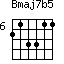Bmaj7b5=213311_6