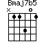 Bmaj7b5=N11301_1