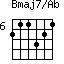 Bmaj7/Ab=211321_6