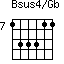 Bsus4/Gb=133311_7