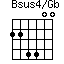 Bsus4/Gb=224400_1