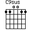 C9sus=110011_1
