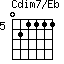 Cdim7/Eb=021111_5