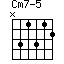 Cm7-5=N31312_1